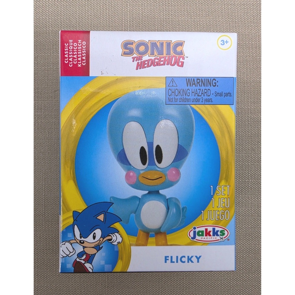 Sonic the Hedgehog Flicky 2.5 Inch Action Figure with Ring Jakks Pacific 42197